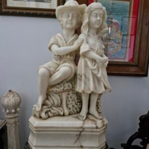 White Bust Sculpture
